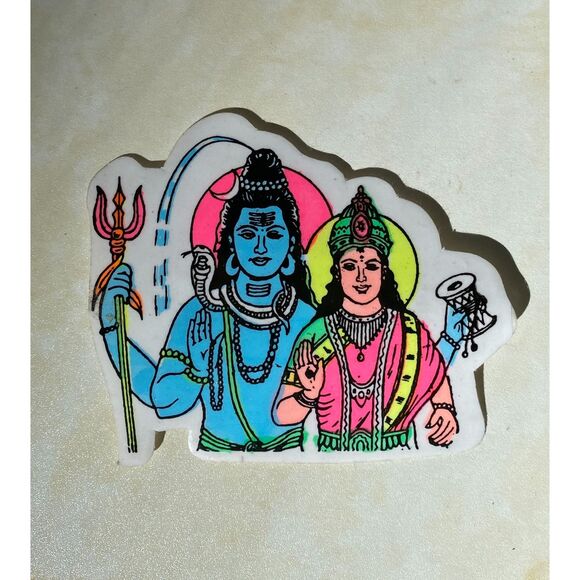 Other - Shiva and Parvati sticker- Yoga lover decal for laptop, prayer journal